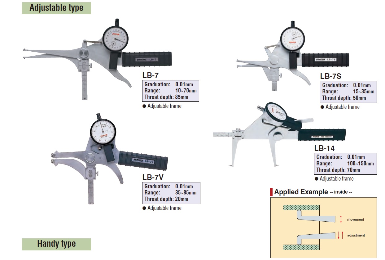 Ichiban Precision Sdn Bhd Peacock Peacock Dial Calipers LB series